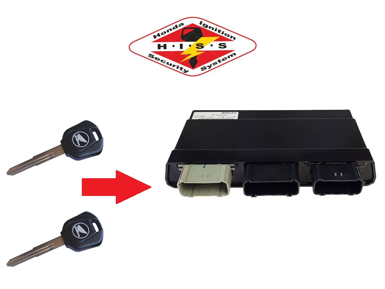 Honda 2x Chip Hiss Key Programming →egység - Kattintásra bezárul