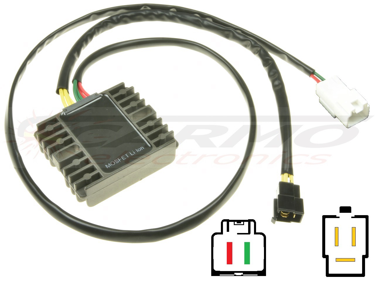 Honda XL125V Varadero 125 2007-2016 MOSFET feszültség regisztrációs egyenirányító (31600 kpc-D51, SH678FE) - Kattintásra bezárul
