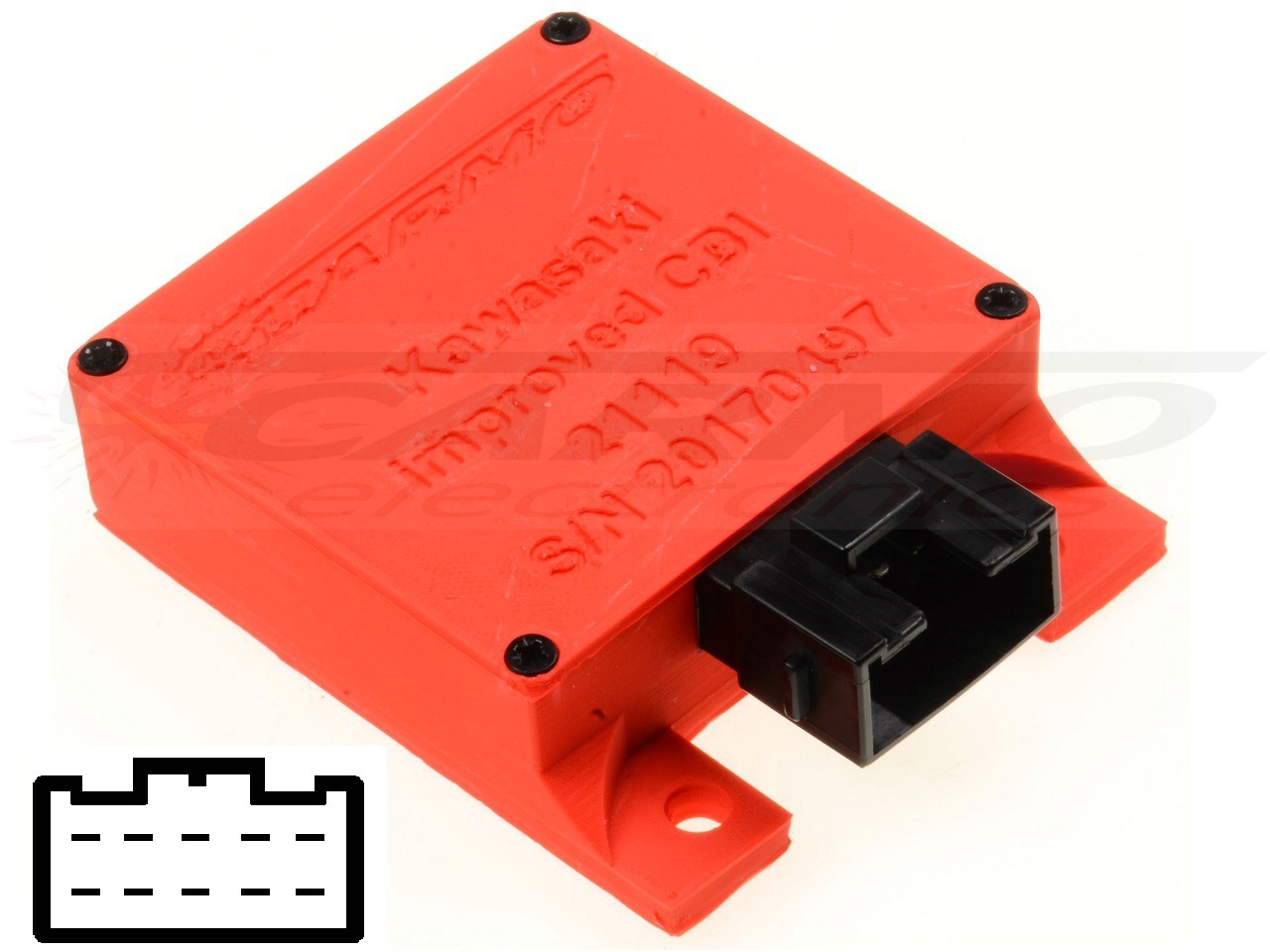 Kawasaki GPZ400 ZX400 ZL400 gyújtógátlási modul CDI TCI Box 21119-1177, 21119-1207, 21119-1208, 21119-1132 - Kattintásra bezárul