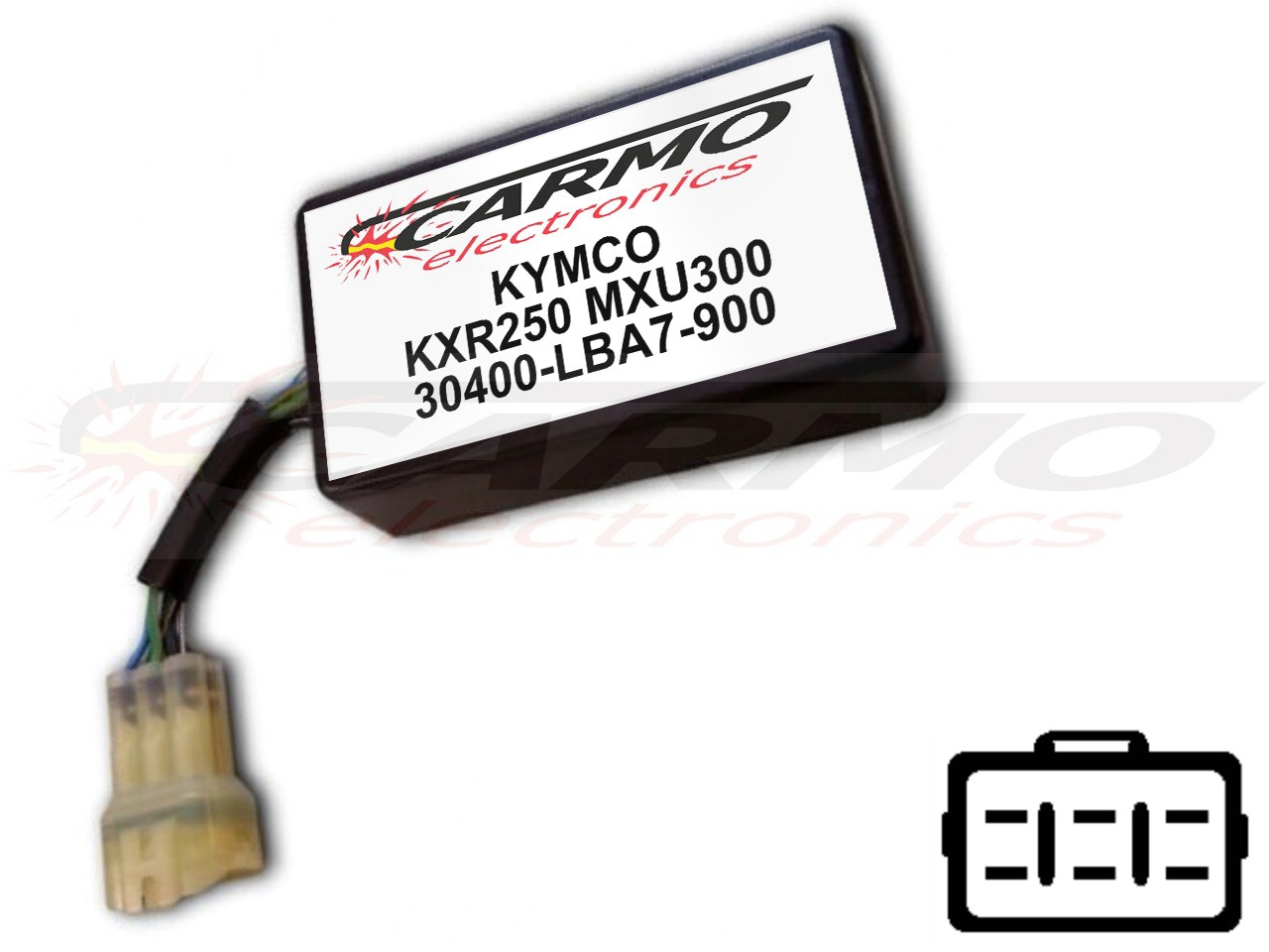 KYMCO KXR250 MXU250 Igniter gyújtásmodul CDI TCI Box (30400-LBA7-900, CT-LBA7-00) - Kattintásra bezárul