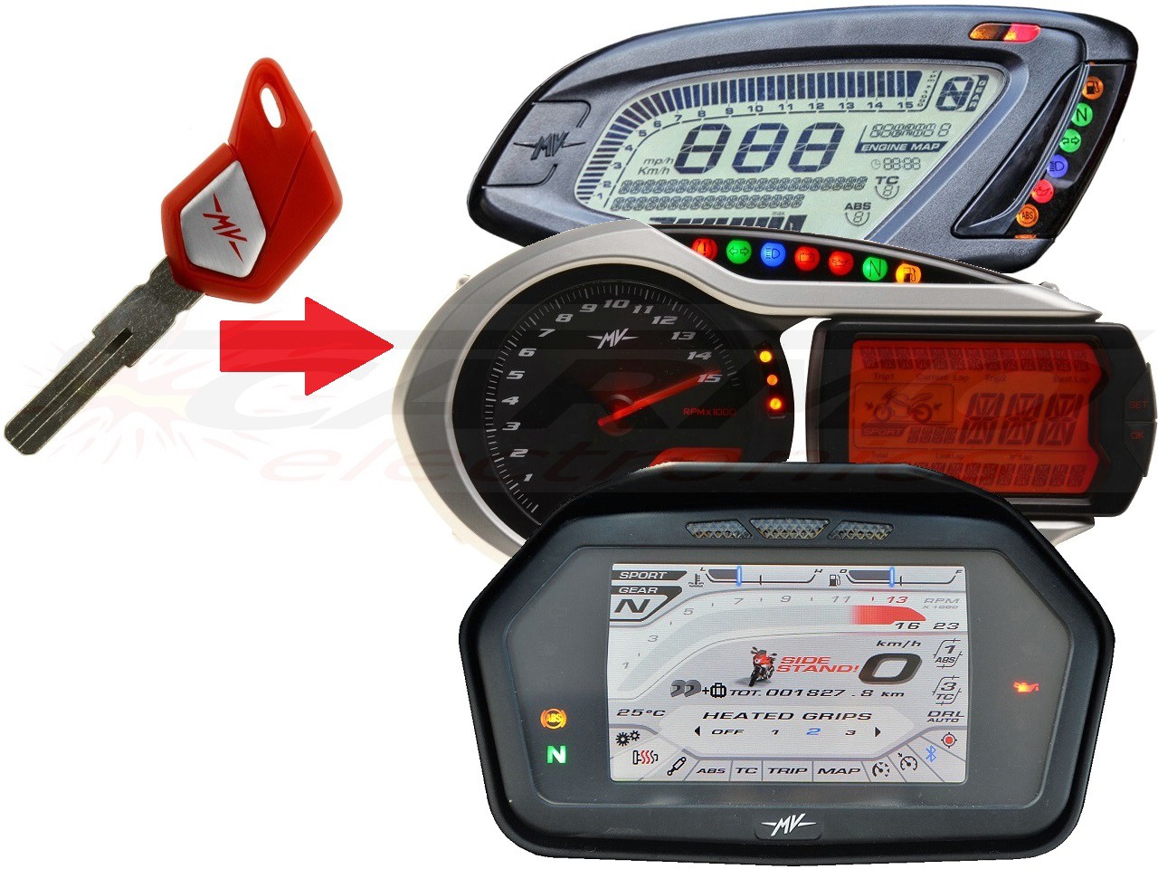MV Agusta programozás 1x transzponder chip kulcs →egység - Kattintásra bezárul