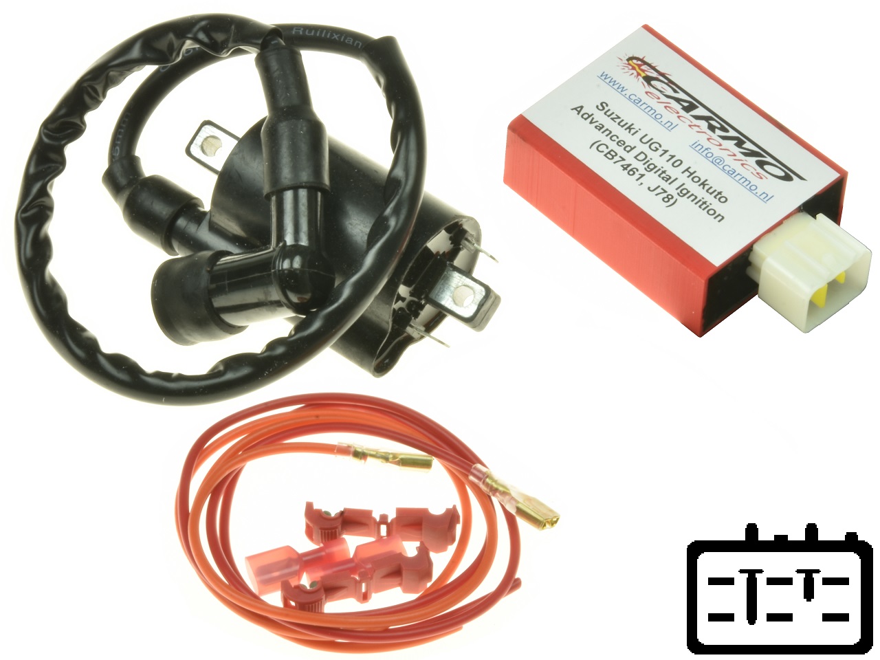 Javított Suzuki UG110 Hokuto CDI Black Box Computer Brain (J78, CB7461) - Kattintásra bezárul