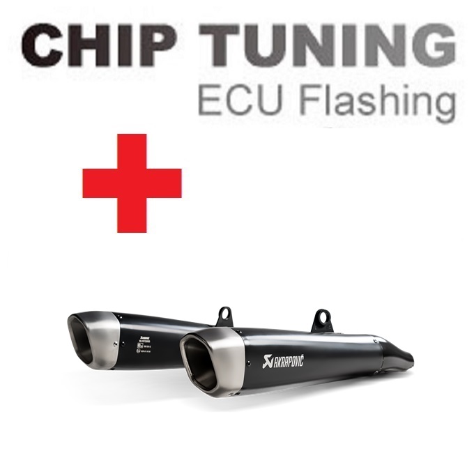 Truimph Street Twin 2016-2020 nagyteljesítményű ECU Flash Tuning+Akrapovic S-T9SO2-HCQTBL (3. szakasz) - Kattintásra bezárul