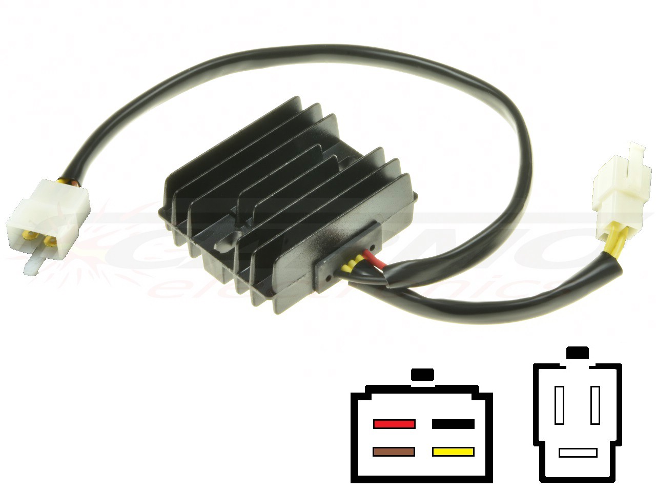 Carr201 -XV - Yamaha XV MOSFET feszültségszabályozó egyenirányító - lítium -ion verzió - Kattintásra bezárul