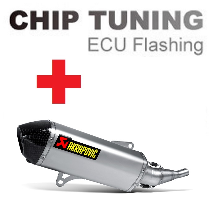 Yamaha X-City 250 / X-Max 250 2007-2016 nagyteljesítményű ECU flash hangolás + Akrapovic S-Y2SO7-HRSS (3. szakasz) - Kattintásra bezárul