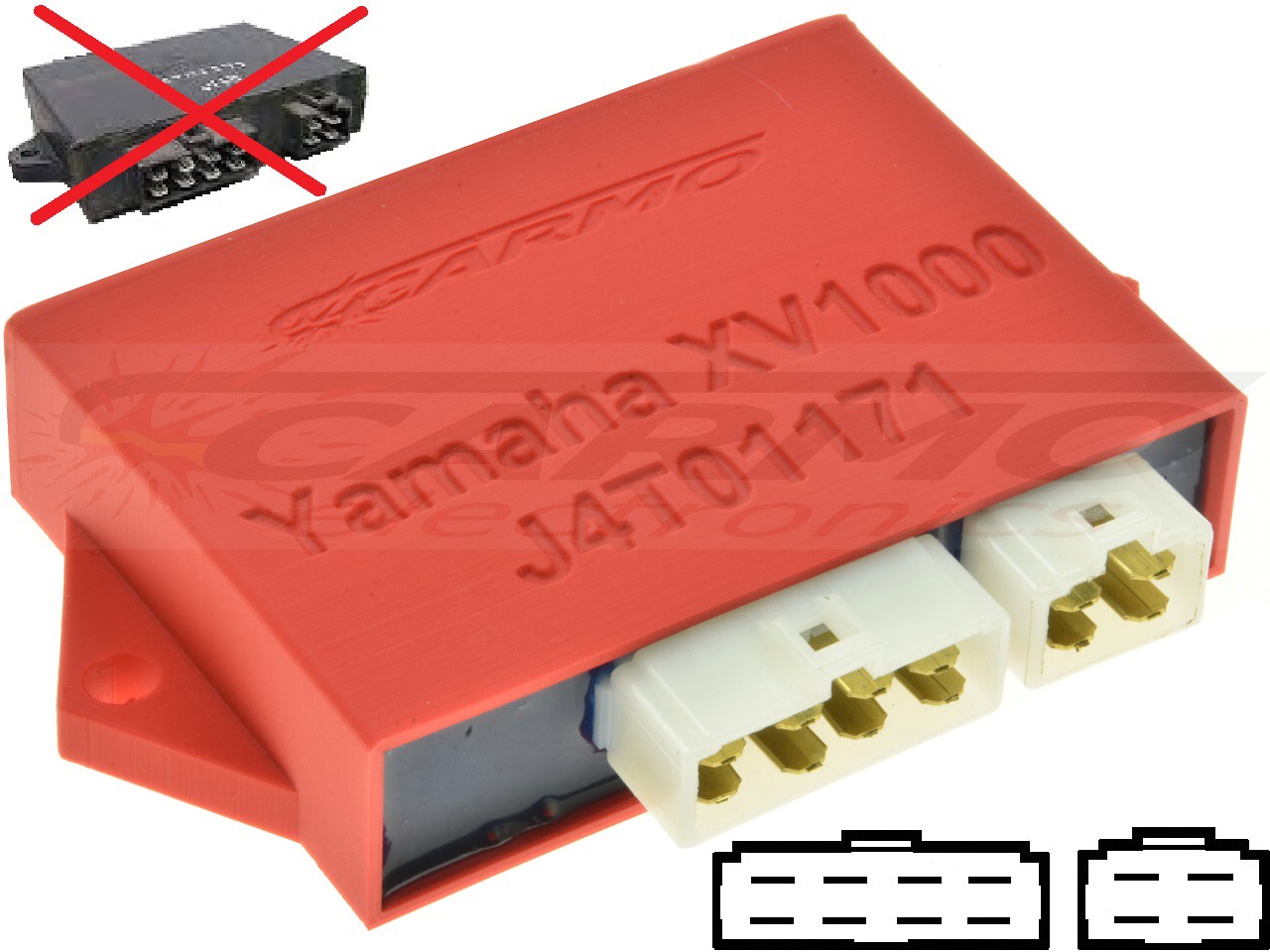 YAMAHA XV1000 XV1000SE VIRAGO IGNITION MODUL CDI TCI BOX J4T01171 - 1984 1985 1986 1987 1987 1988 - Kattintásra bezárul