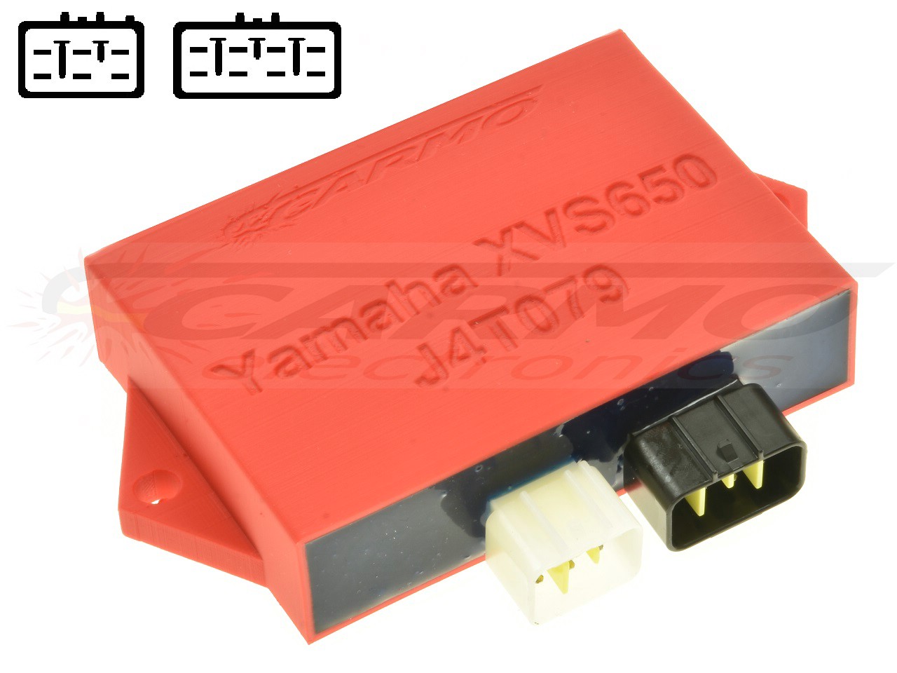 Yamaha XVS650 Dragstar V-Star gyújtógátlási modul CDI TCI Box (J4T079) - Kattintásra bezárul