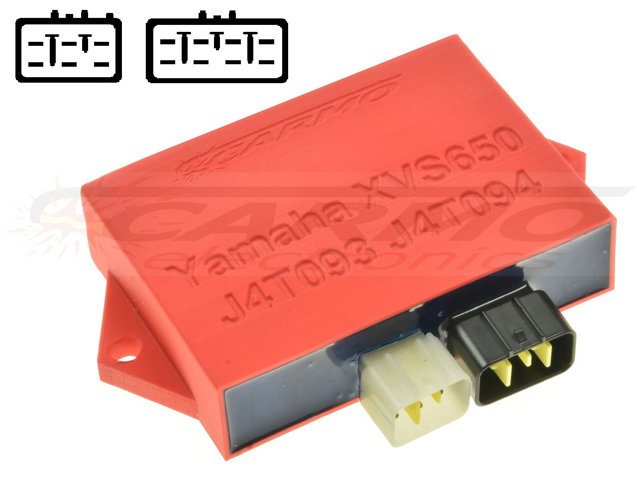 Yamaha XVS650A Dragstar V-Star gyújtógátlási modul CDI TCI Box (J4T093, J4T094) - Kattintásra bezárul