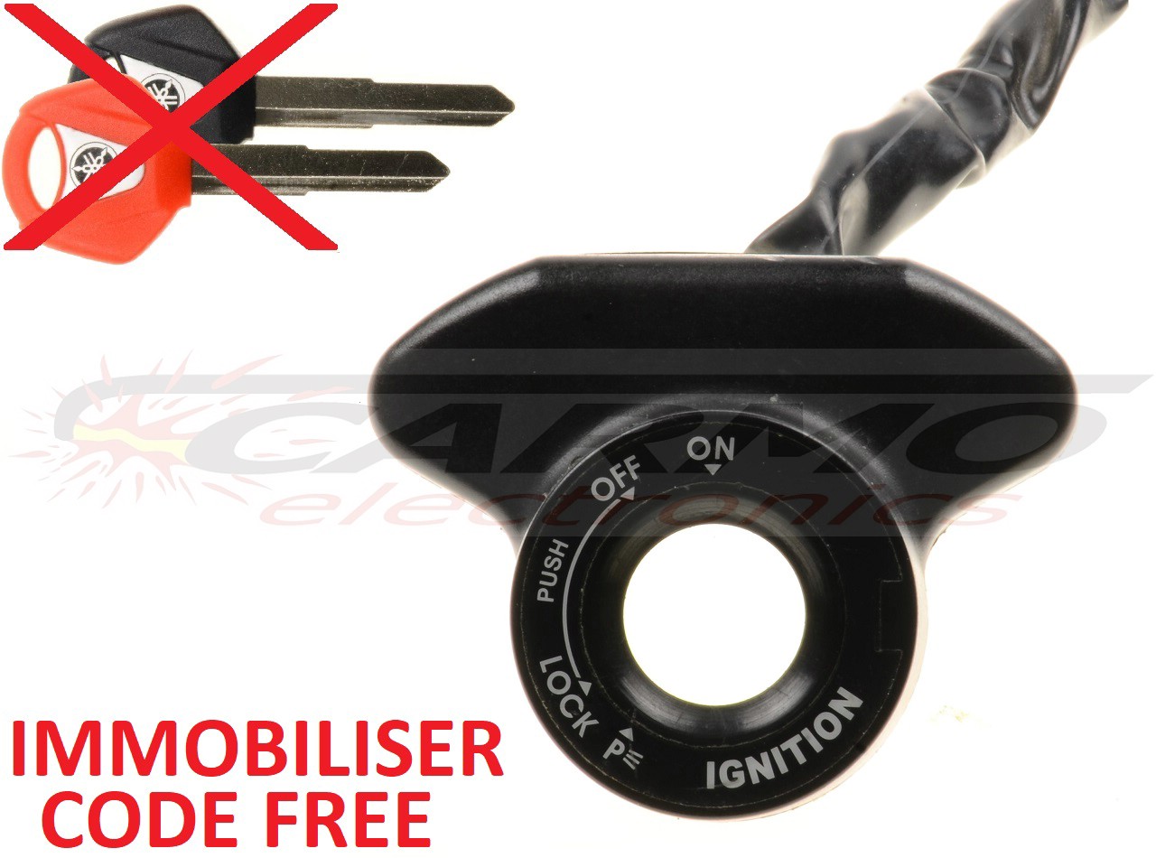 Yamaha immobilizer gyűrű antenna visszaállítása / kódmentes / mint új (Moric, 5Ks 5VS 5SL) - Kattintásra bezárul