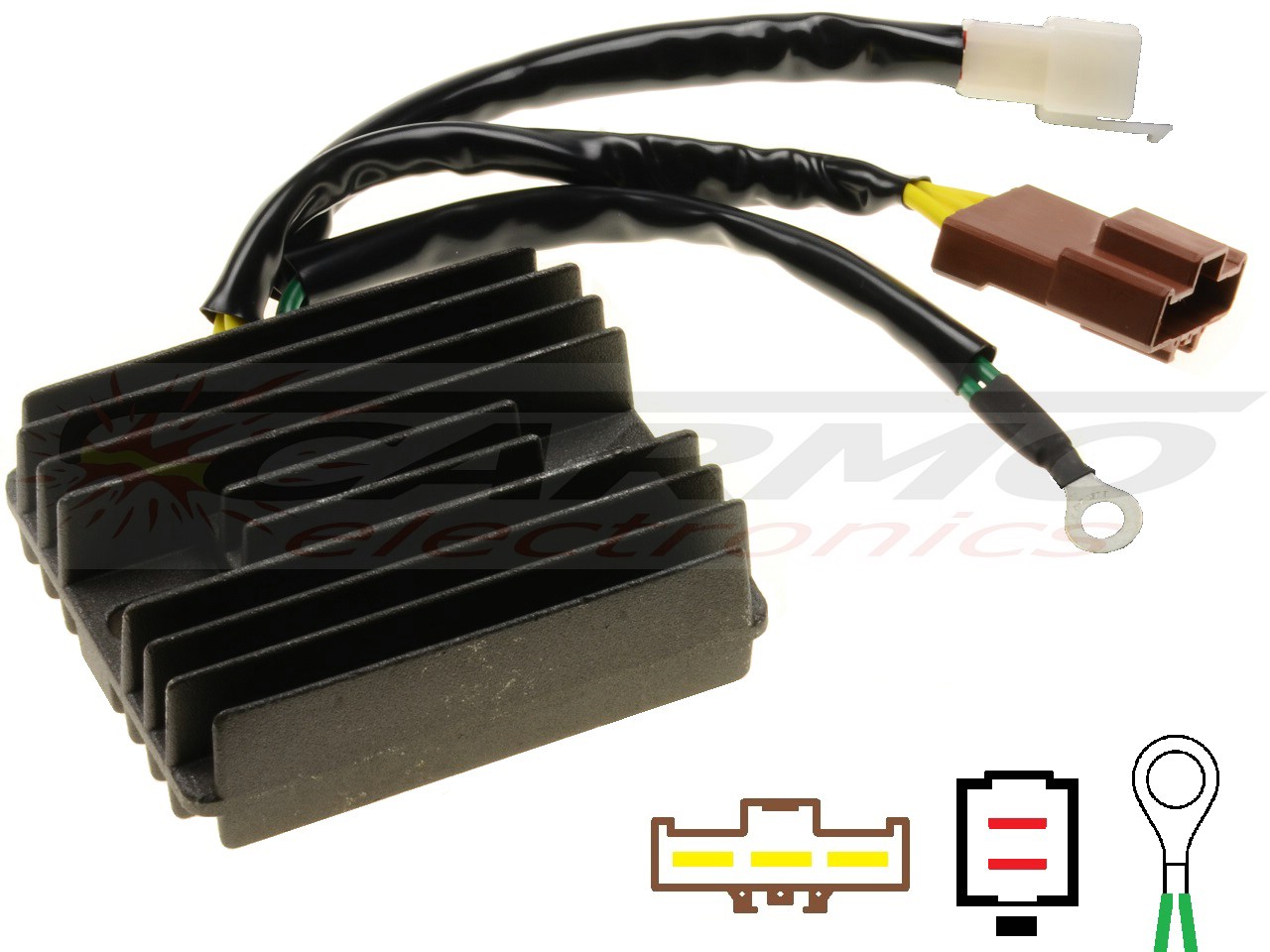 Carr9714 -KTM - MOSFET feszültségszabályozó egyenirányító (SH541SA, Baja JG402003) - Kattintásra bezárul