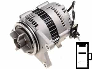 STATOR generátor-Honda GL1500 Gold Wing Goldwing Gold-Wing Valkyrie Interstate Aspencade (LR140-707, LR140-708)
